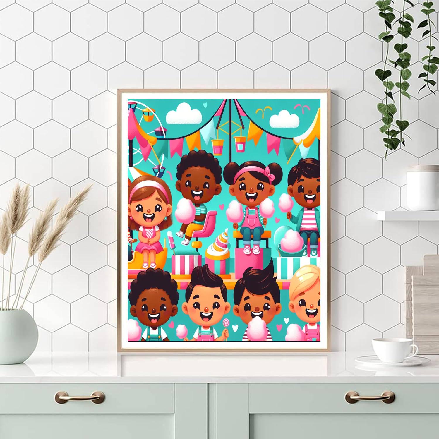 The Great Carnival Number Painting