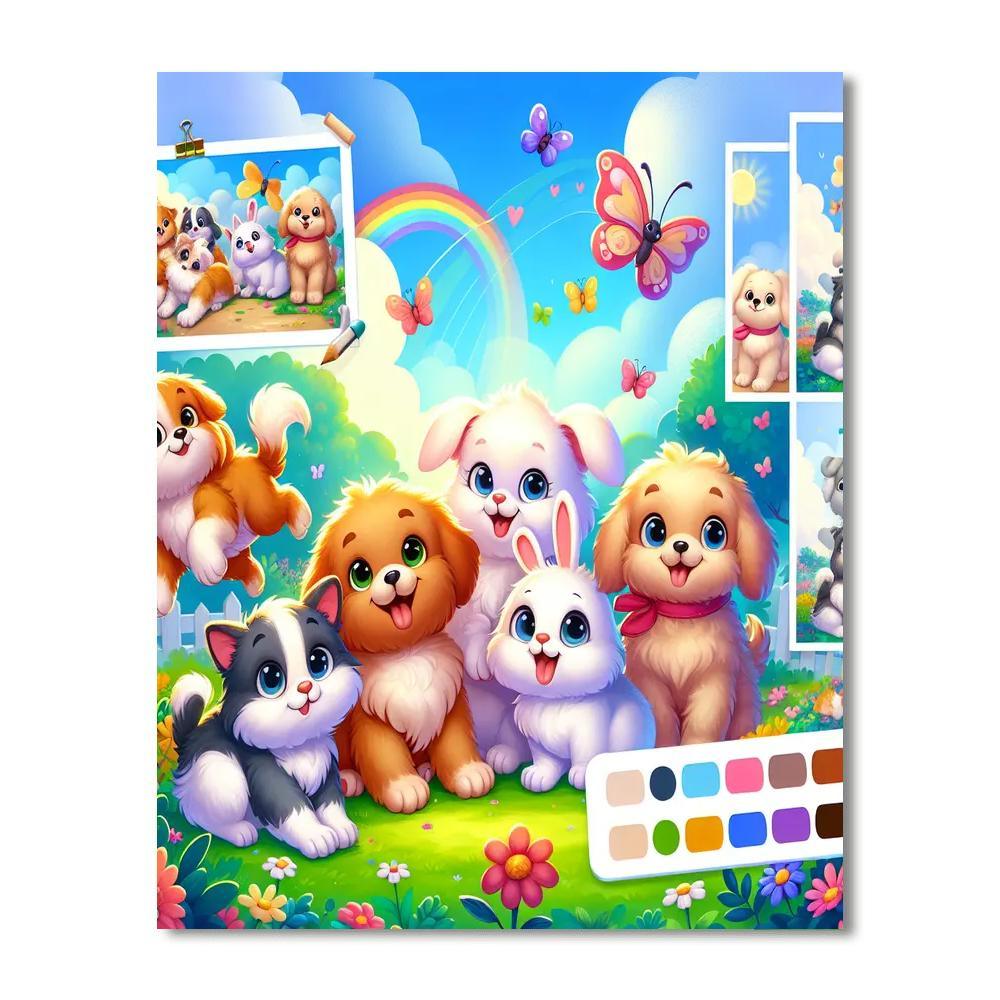 Cuddly Creature Creations Numbered Painting Kits