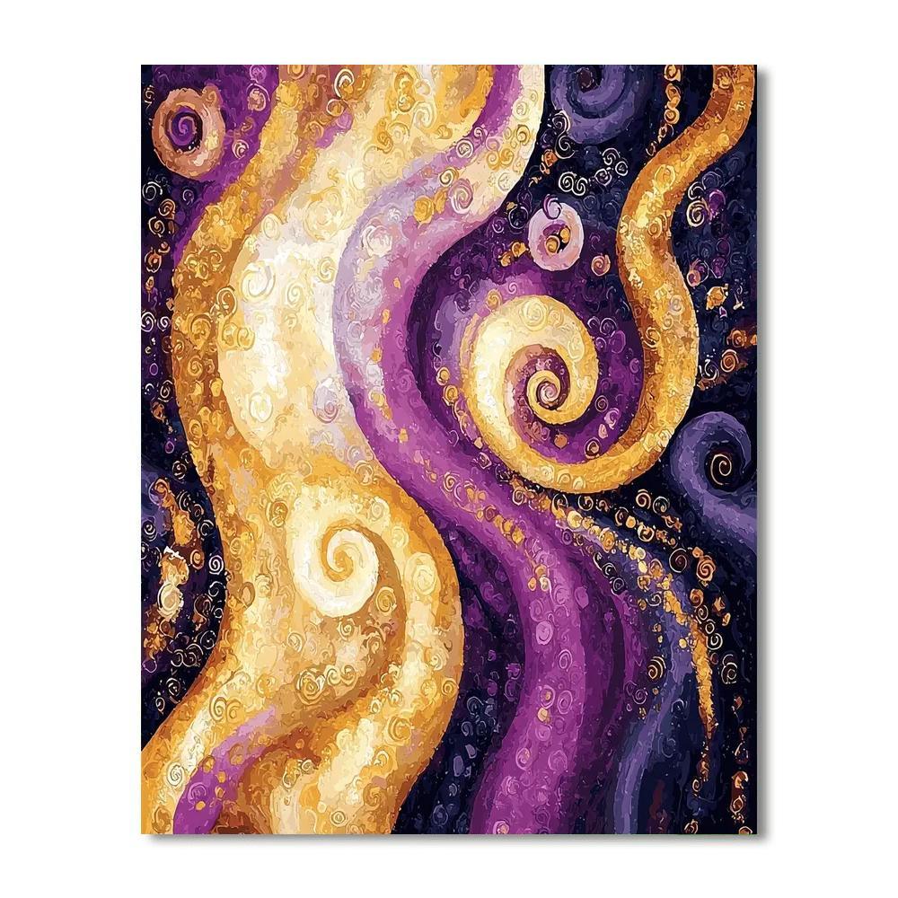 Gustav Klimt Inspired Luminous Reverie  Paint By Numbers Kits