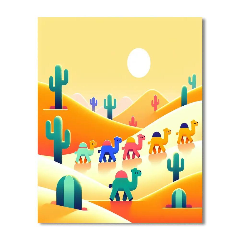 Desert Dunes Discovery Numbered Painting Kits