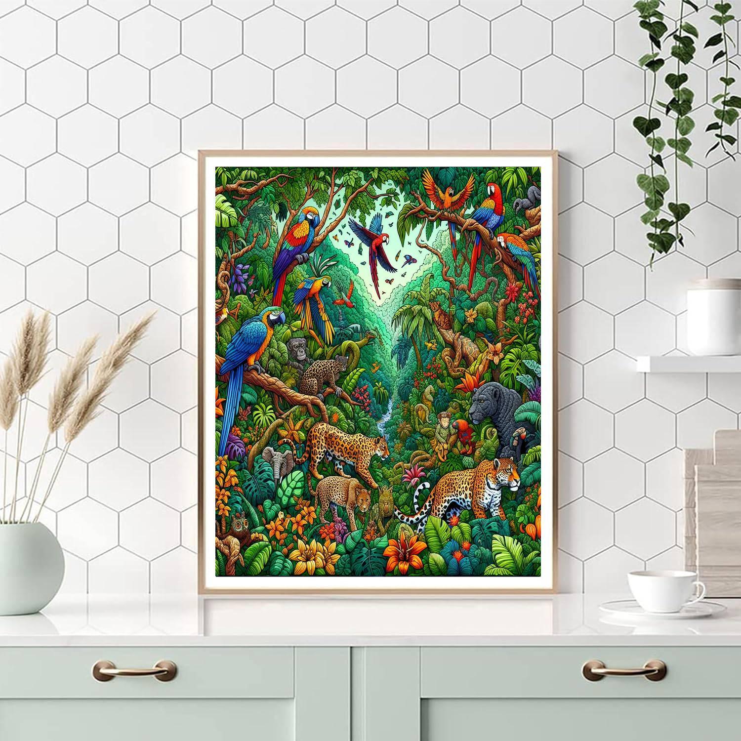 Exotic Wildlife Refuge Paint By Color