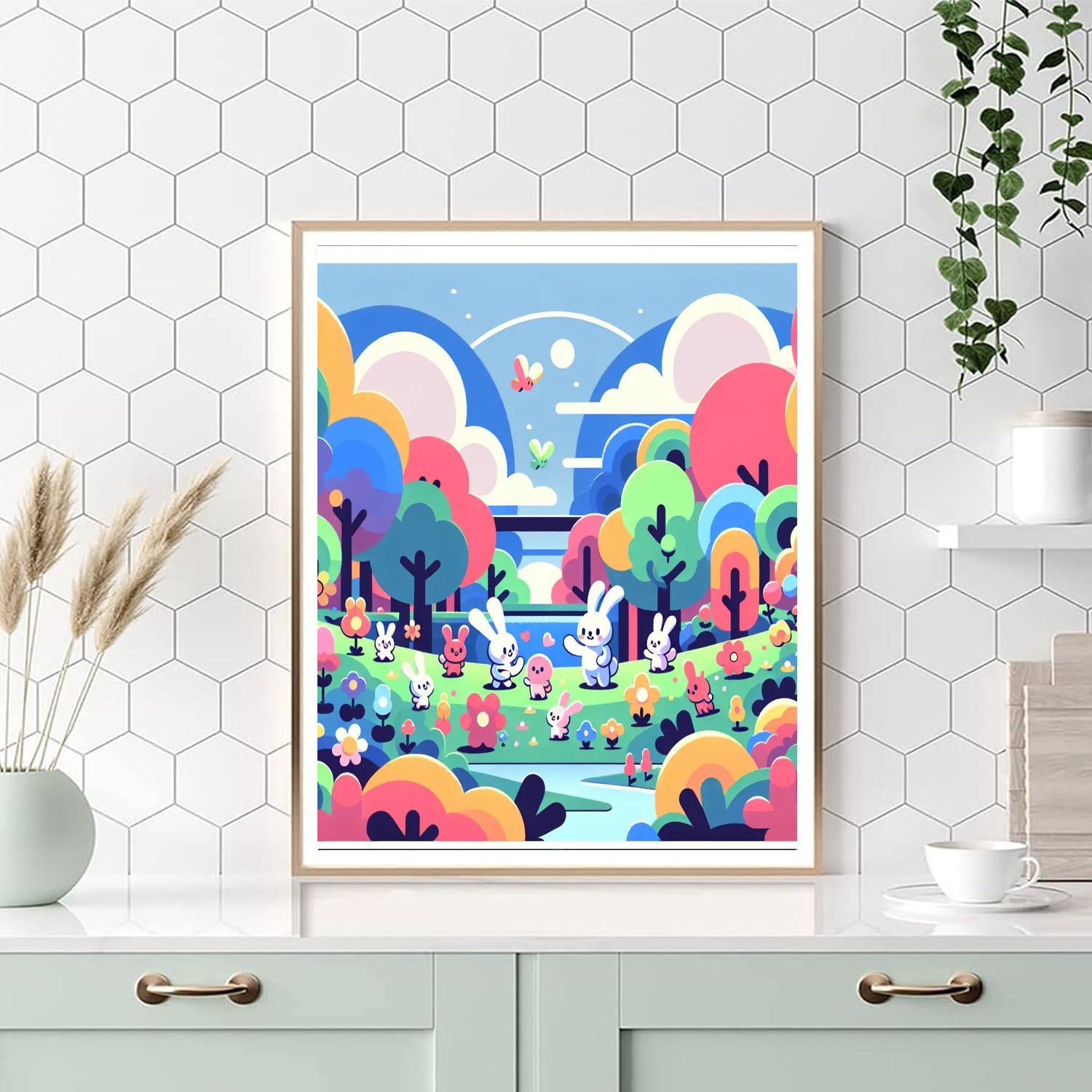 Wacky Wonderland Numbered Painting Kits