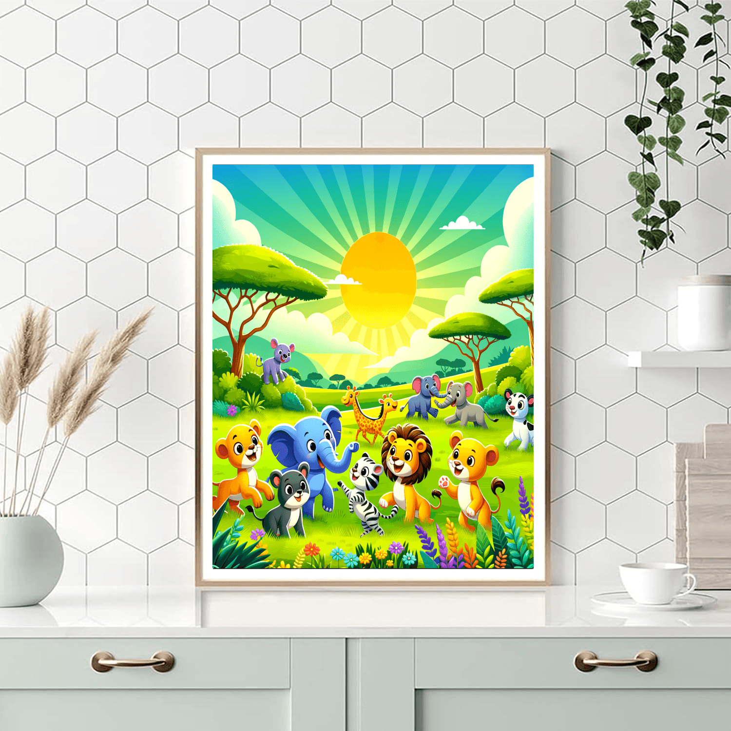 Wild Animal Adventure Paint By Numbers Kits