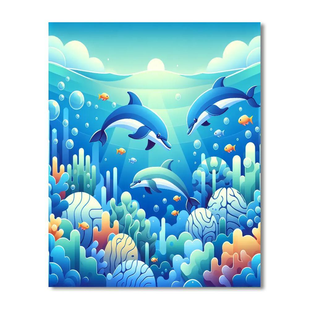 Undersea Fantasy Paint By Number