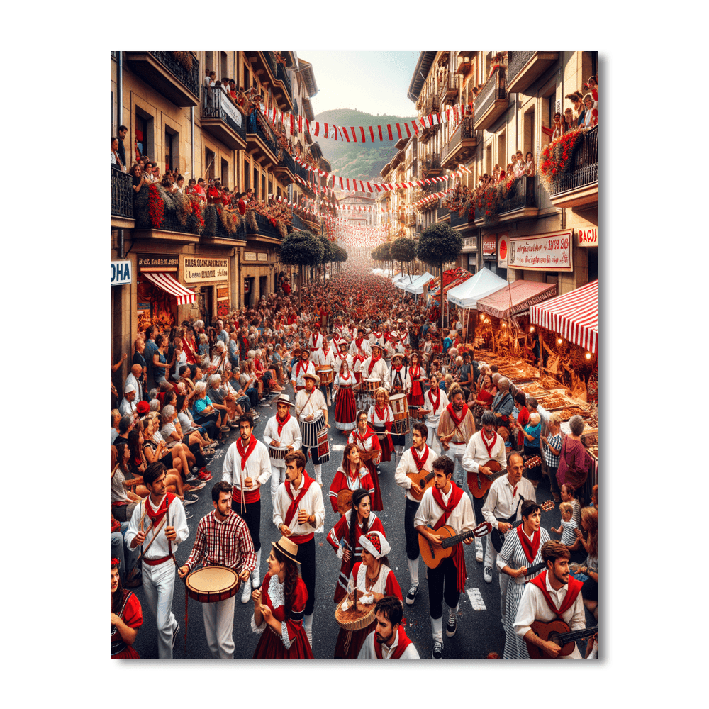 Bayonne Fêtes - France DIY Paint By Numbers