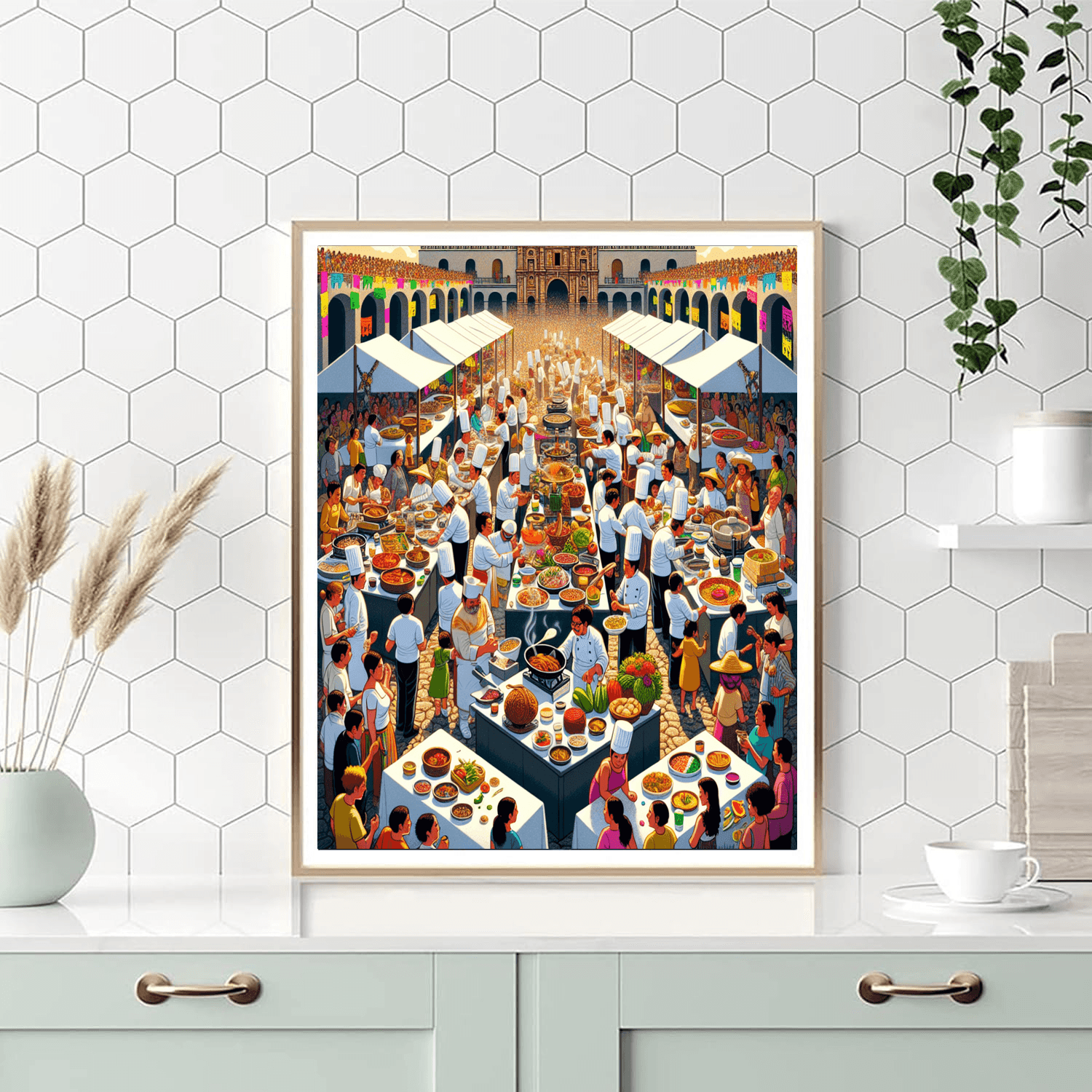 Oaxaca Culinary Festival - Mexico Paint By Color