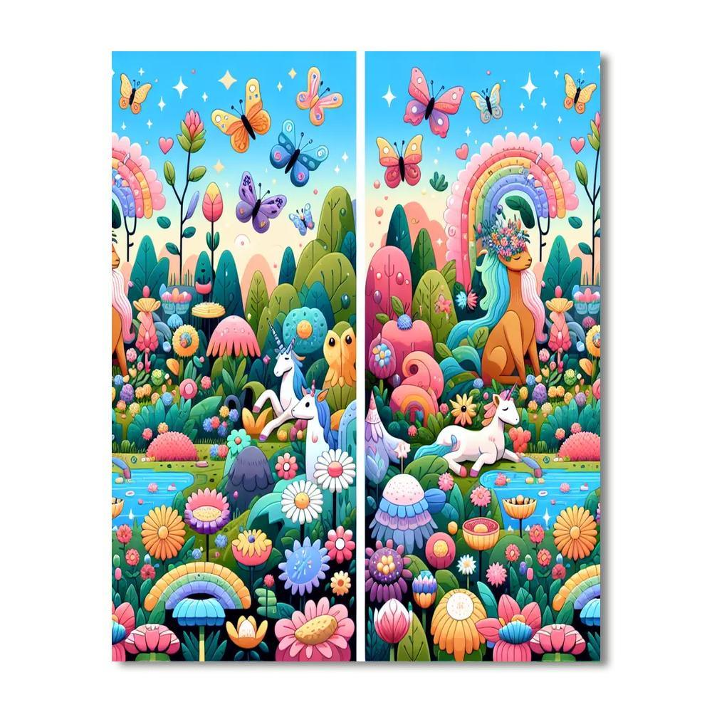 Enchanted Garden Of Wonder DIY Paint By Numbers