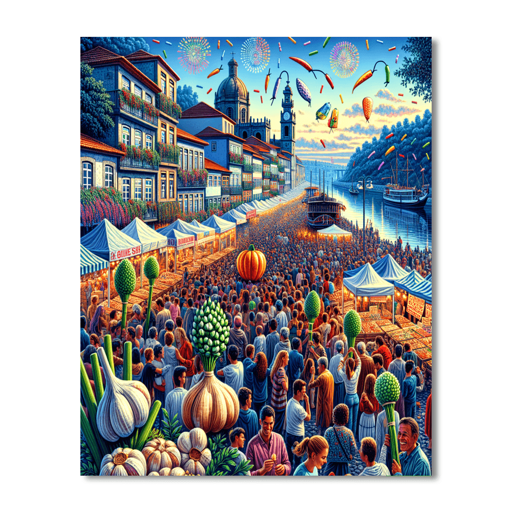 The Festa De São João DIY Paint By Numbers