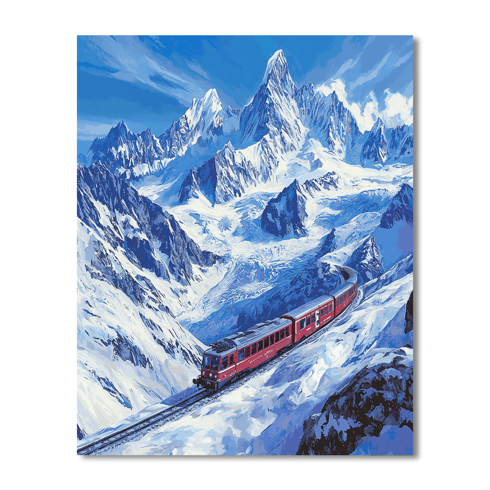 Swiss Jungfraujoch Paint By Numbers Kits