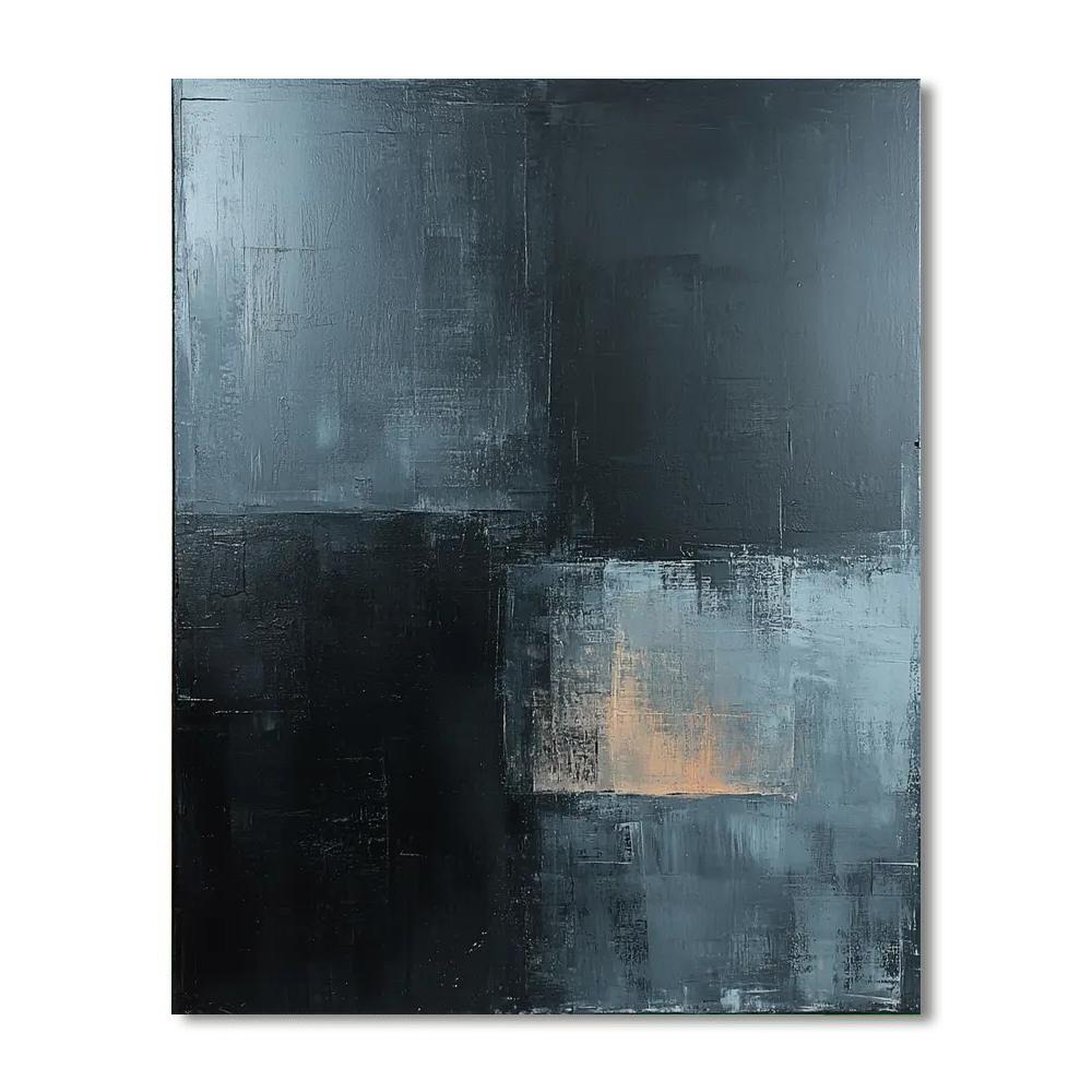 Mark Rothko Inspired Resonant Silence  DIY Paint By Numbers