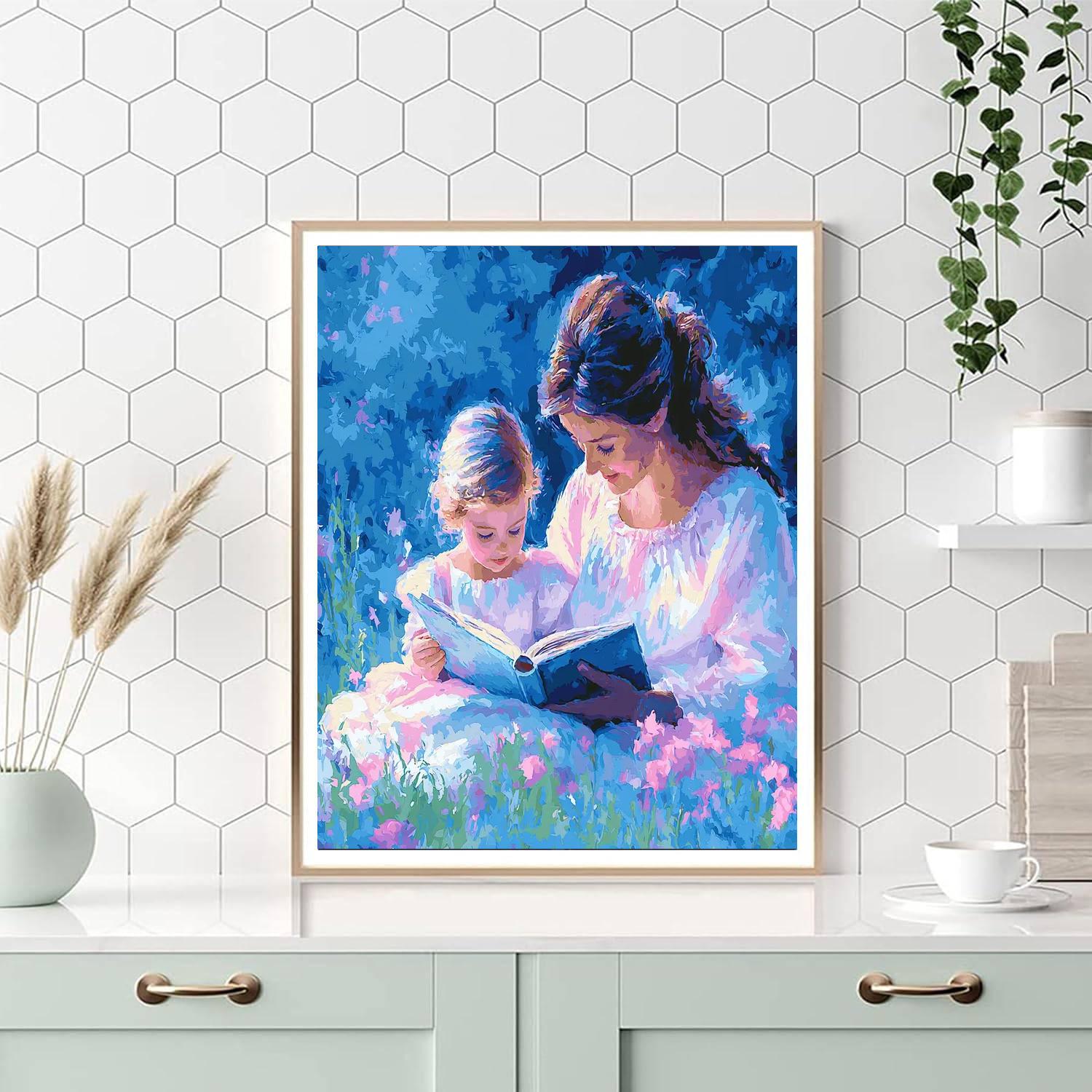 Cozy Reading Corner Painting Number Kit