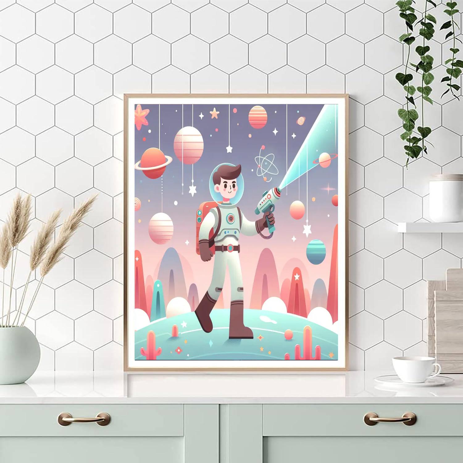 Galactic Ranger's Quest Painting Number Kit