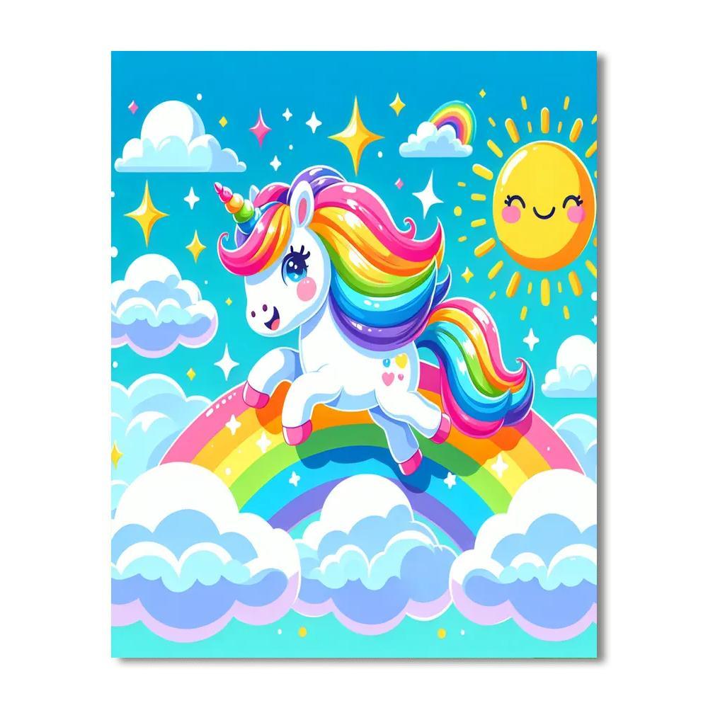 Dancing Unicorns Paint By Number
