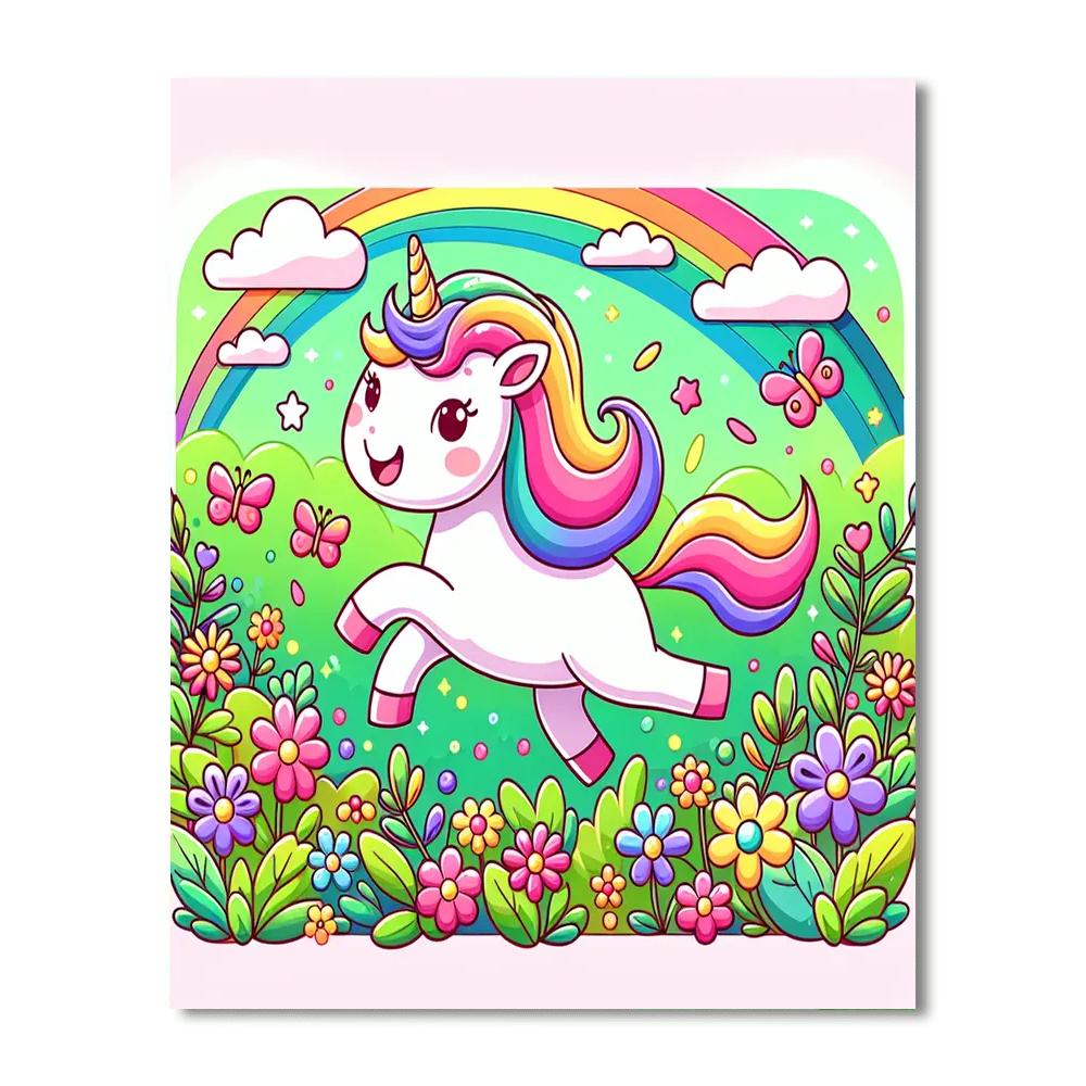 Whimsical World Of Unicorns Numbered Painting Kits