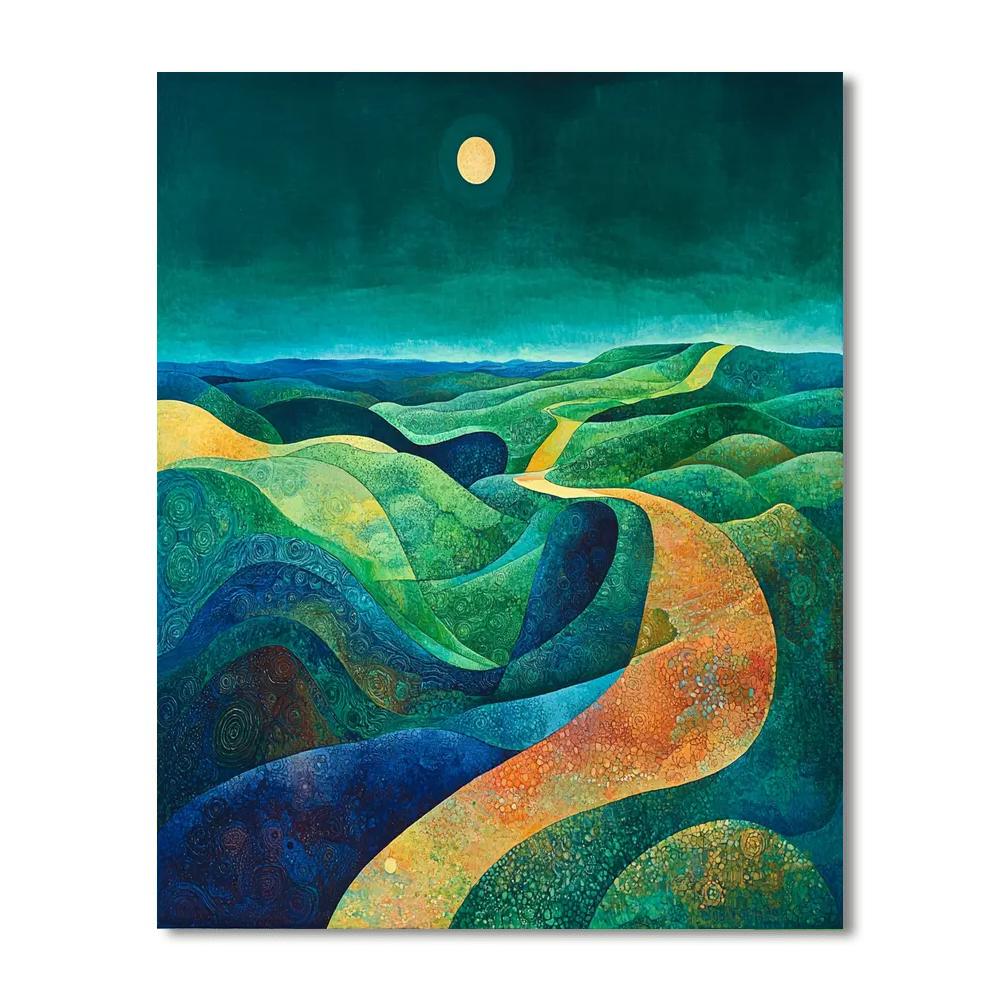 Max Ernst Inspired Dreamscape Dimensions  Paint By Numbers Kits