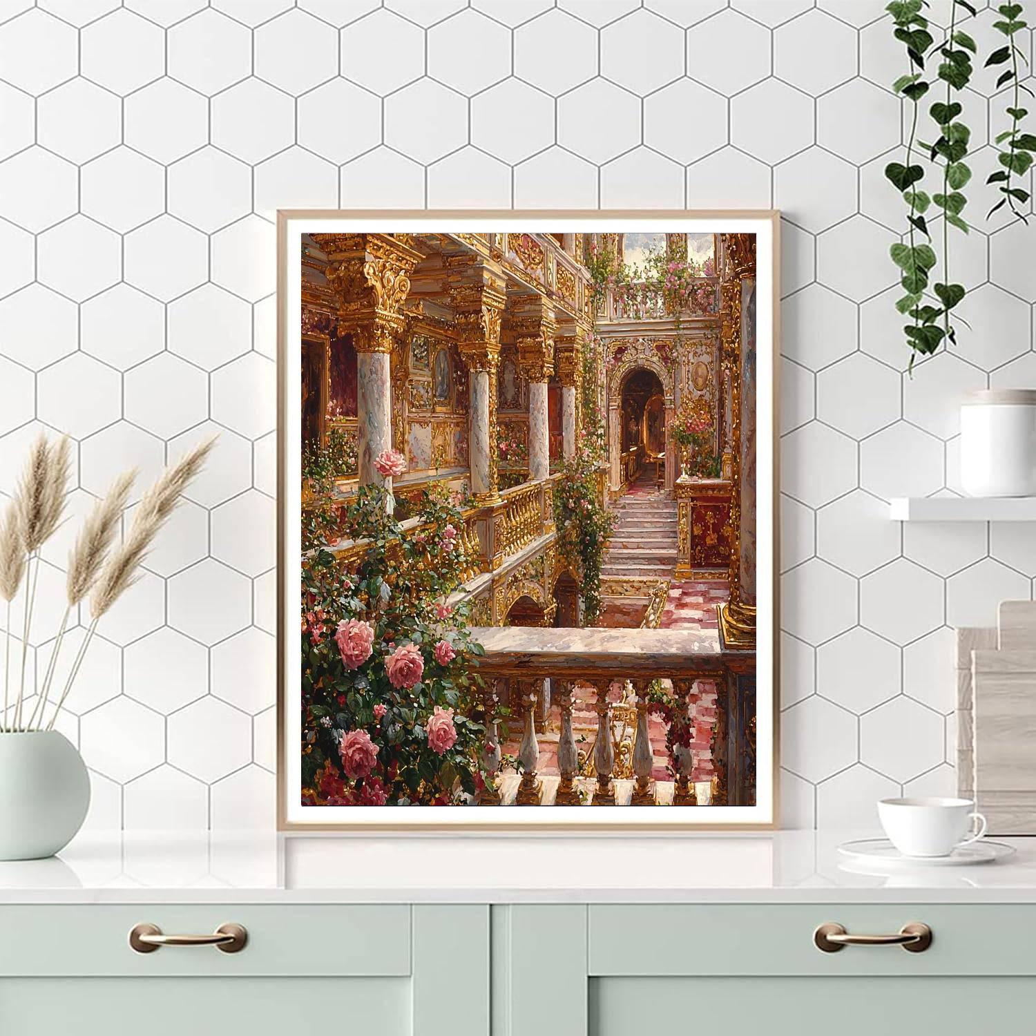 Sir Lawrence Alma-Tadema Inspired Victorian Splendor  DIY Paint By Numbers