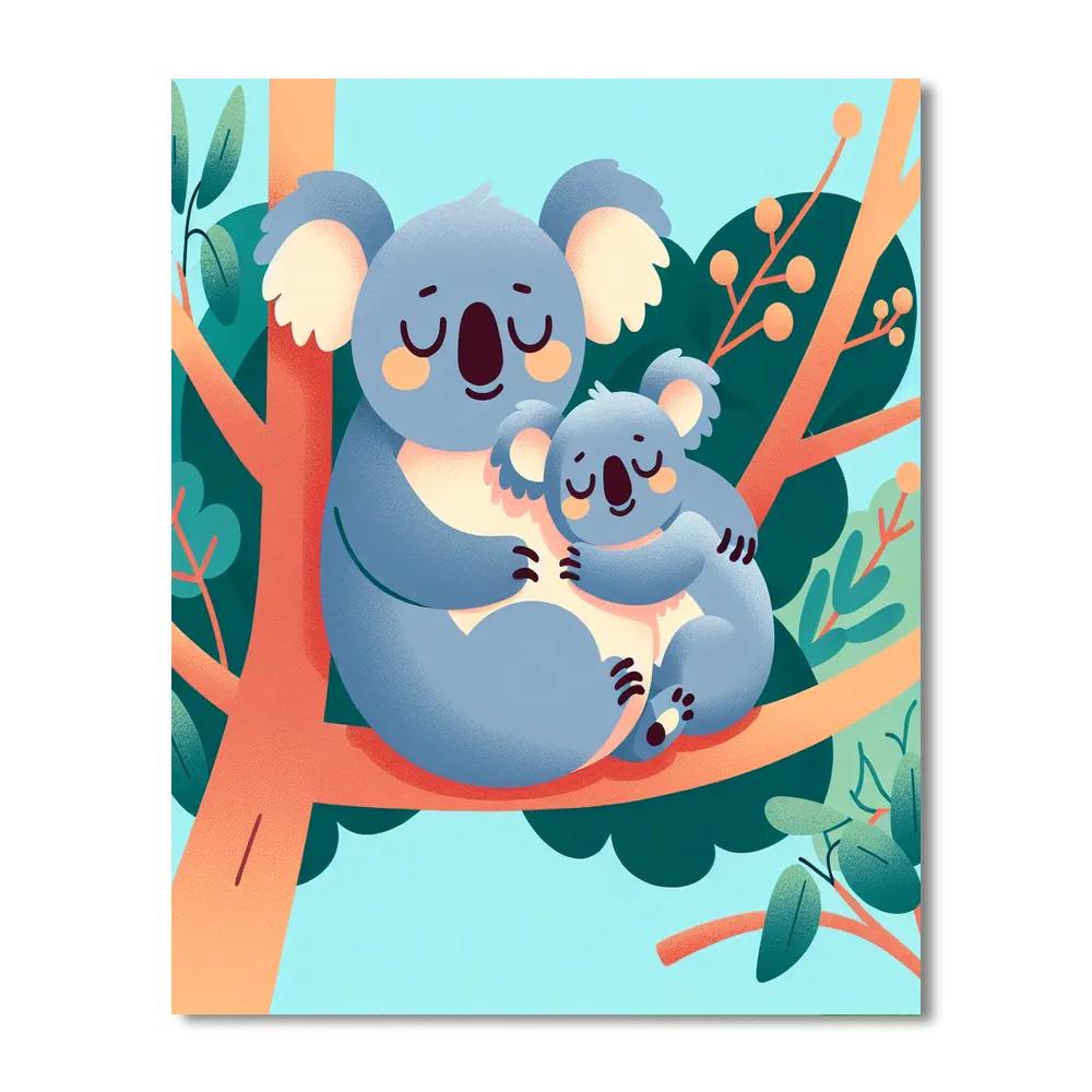 Koala's Kozy Kingdom Numbered Painting Kits