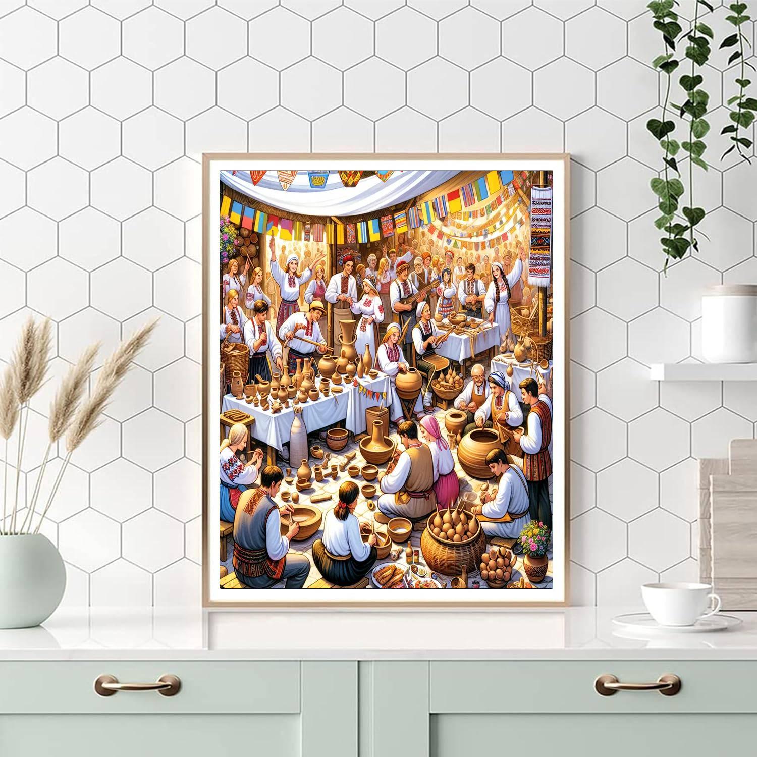 Gerevitz Festival Paint By Numbers Art