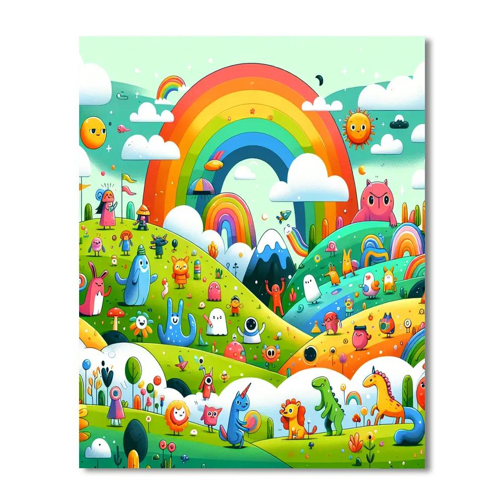 World Of Imagination Paint By Numbers