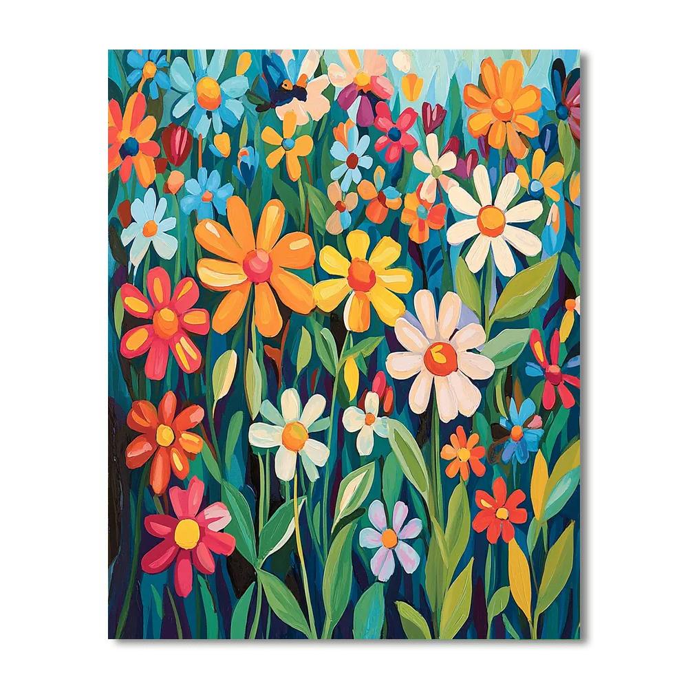 Nature’s Playground With Mom Paint By Color