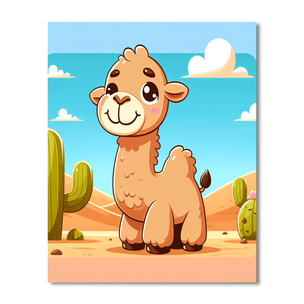 Curious Camel Painting By Numbers Kit