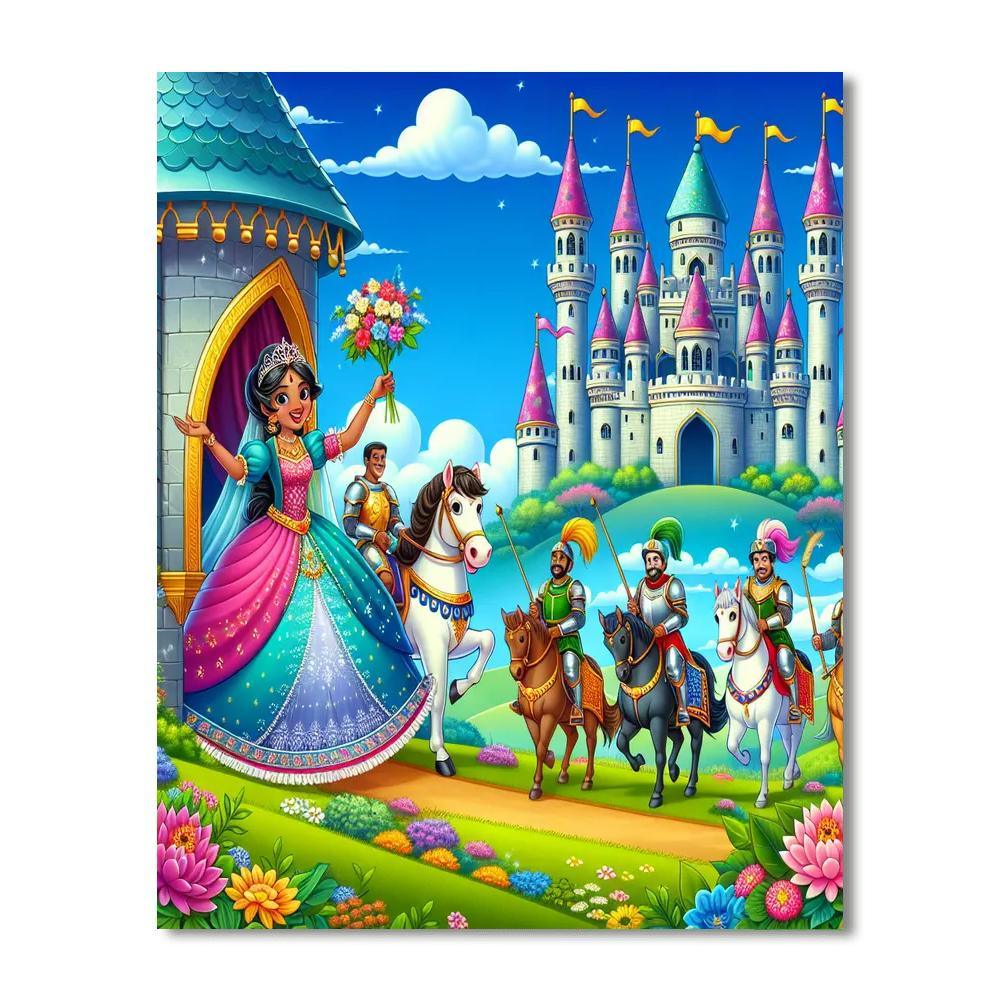 Royal Kingdoms Paint By Numbers Art