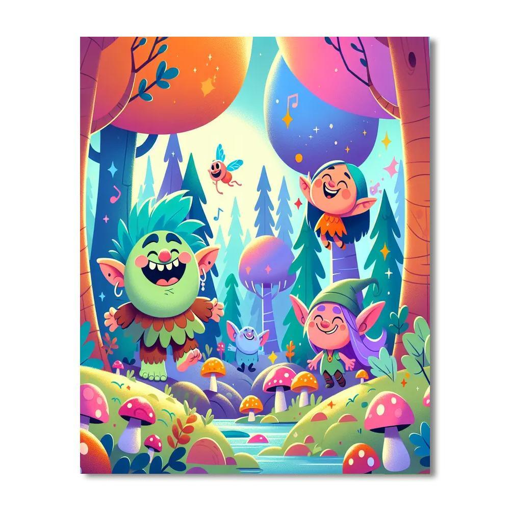 Fairy Tale Creatures Paint By Numbers Kits