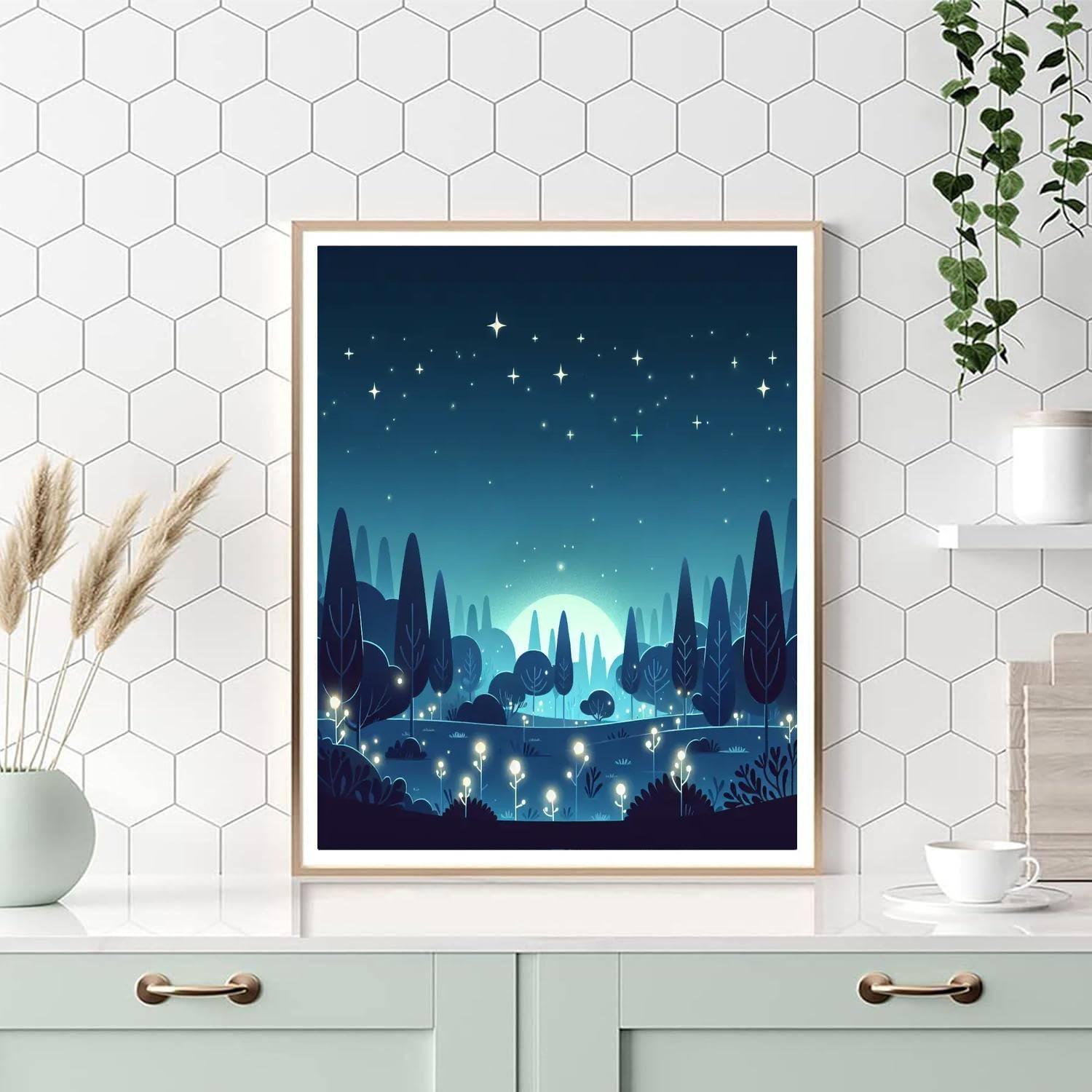 Ethereal Enchanted Evening Paint By Color
