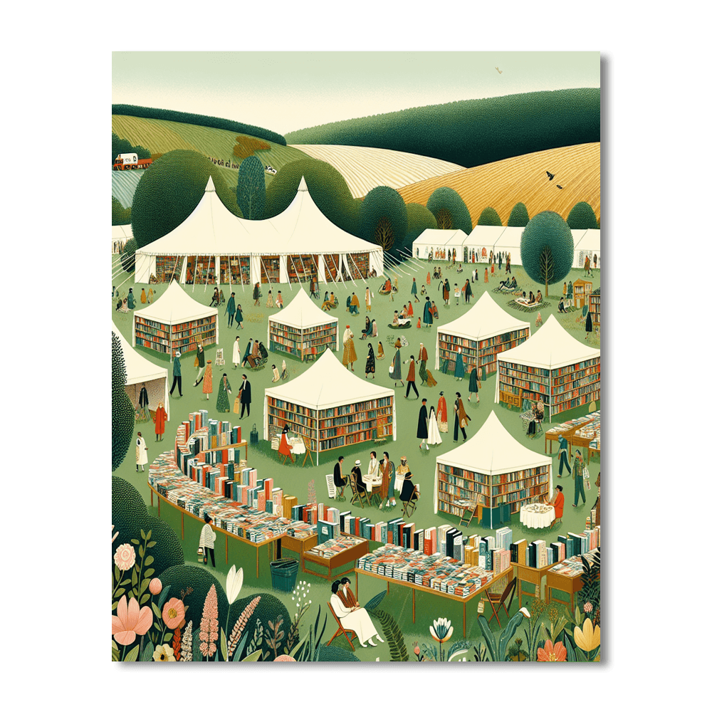 Hay Festival - Wales, Uk Painting Number Kit