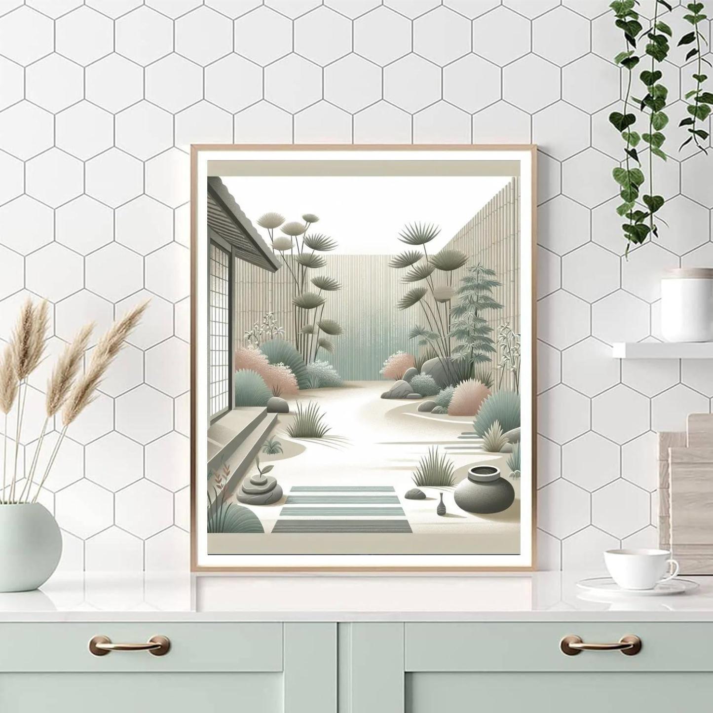 Japan's Tranquil Zen Painting By Numbers Kit