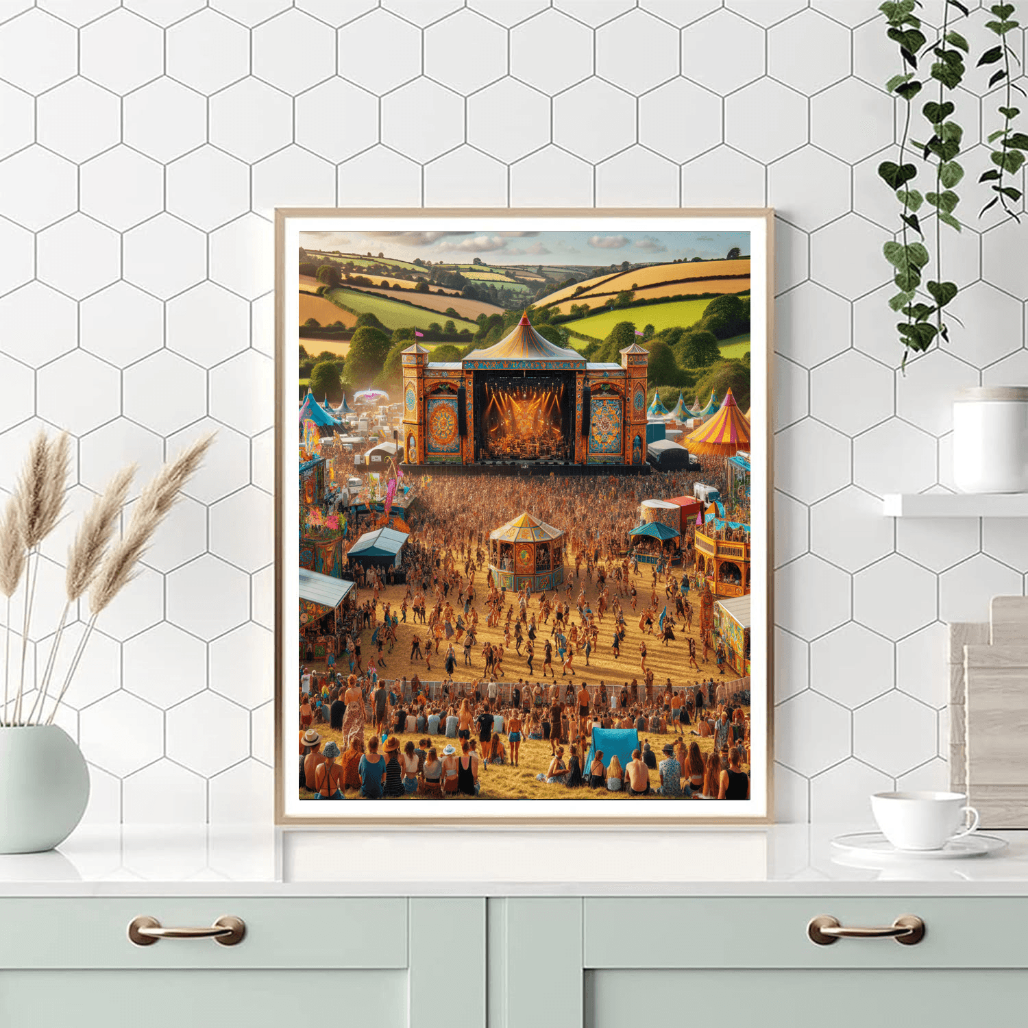 Glastonbury Festival - Pilton, England Painting Number Kit