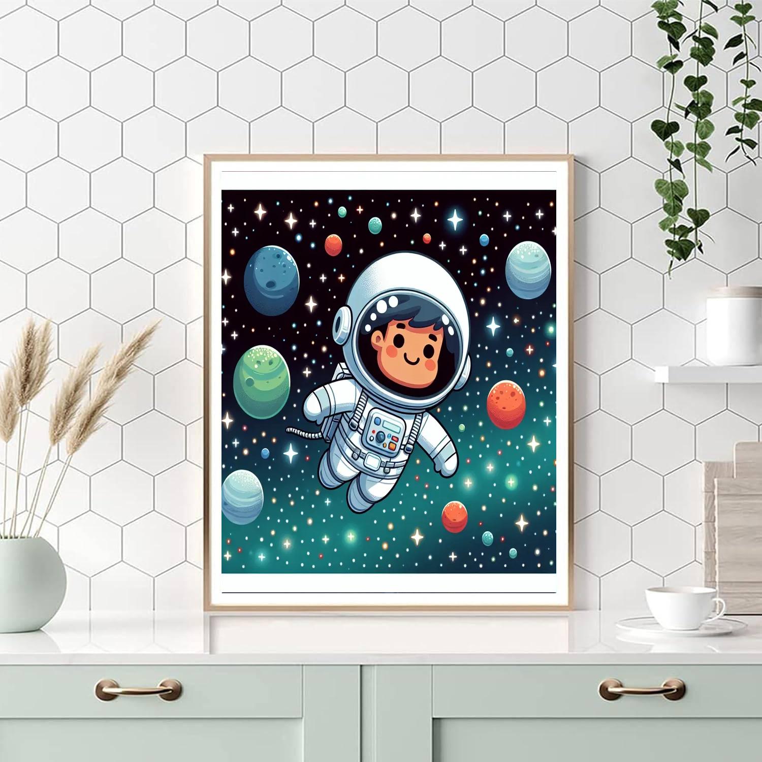 Astronaut's Galaxy Quest Numbered Painting Kits