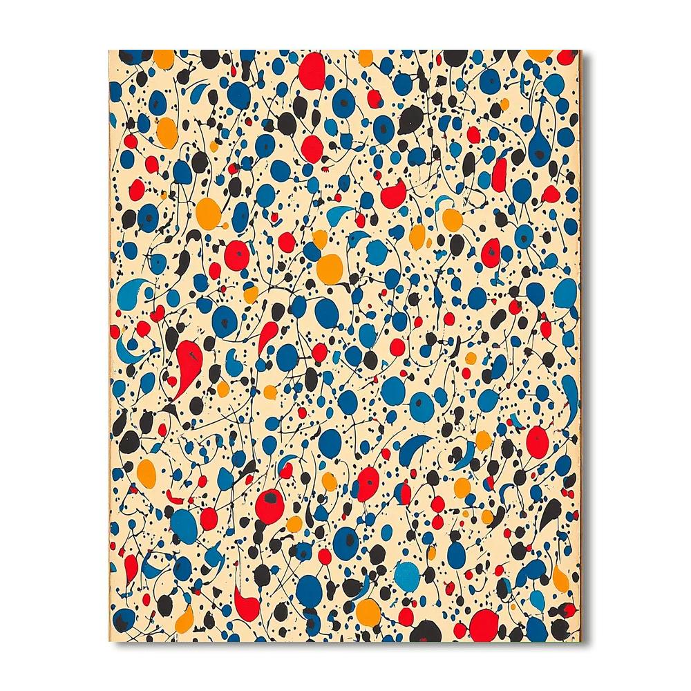 Joan Miró Inspired Fantasy Patterns  Number Painting