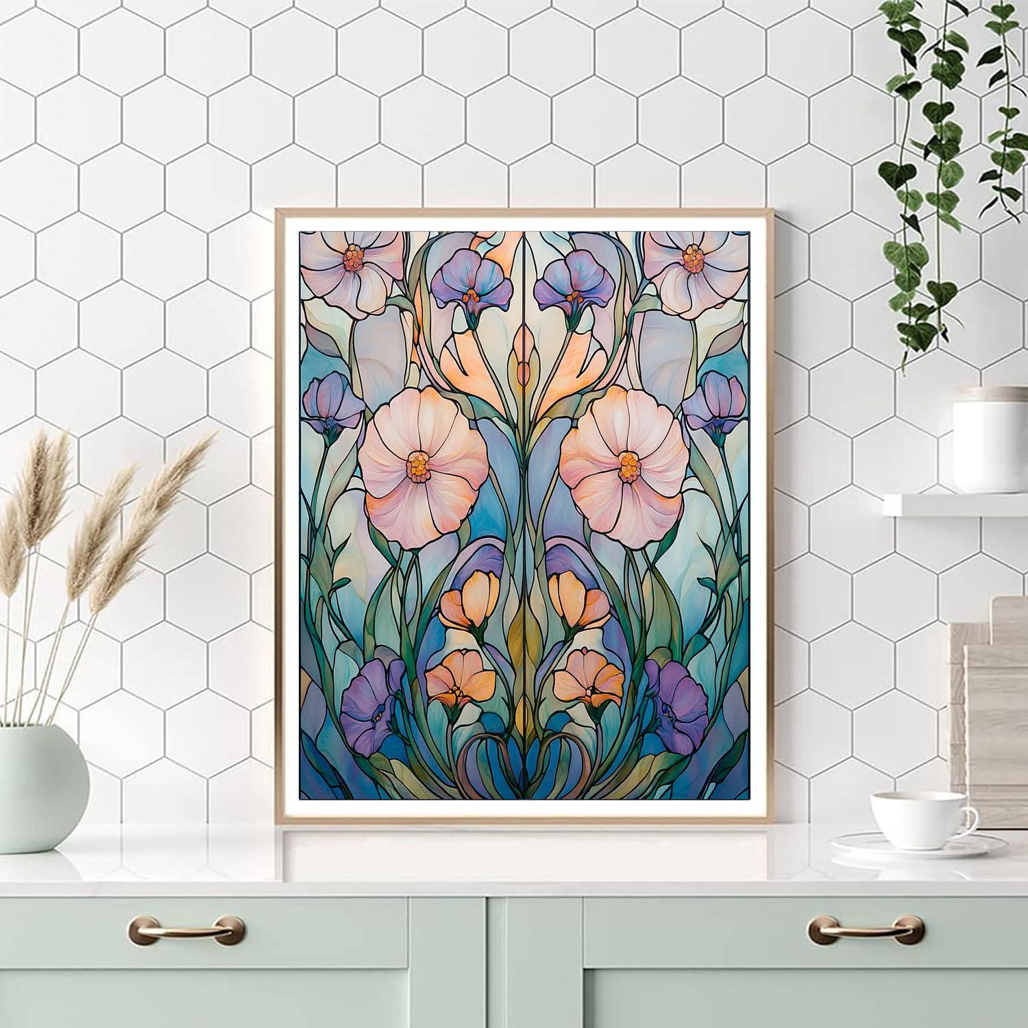 Alphonse Mucha Inspired Graceful Symphony  Painting Number Kit