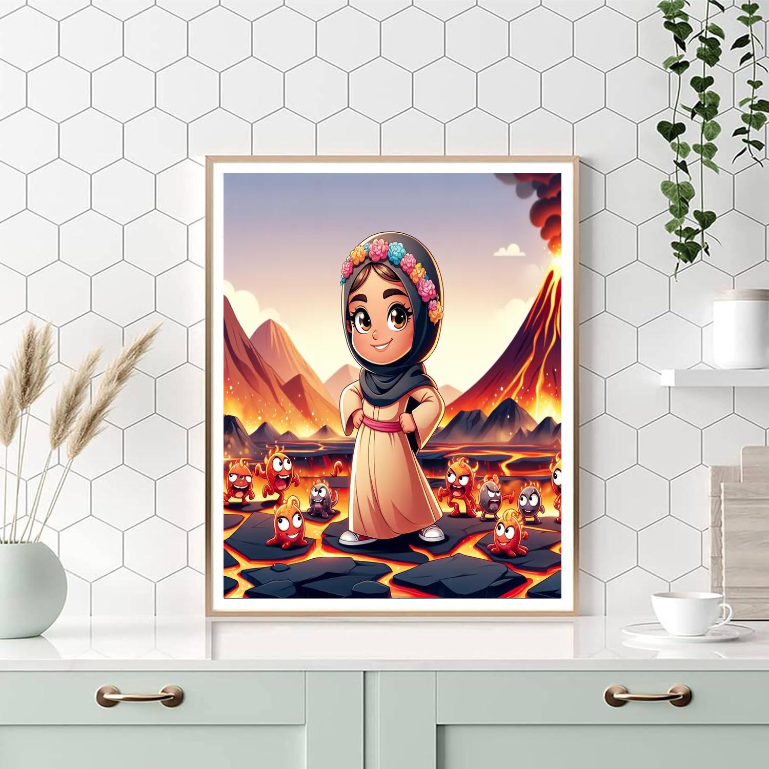 Mystic Volcano Voyage Paint By Numbers