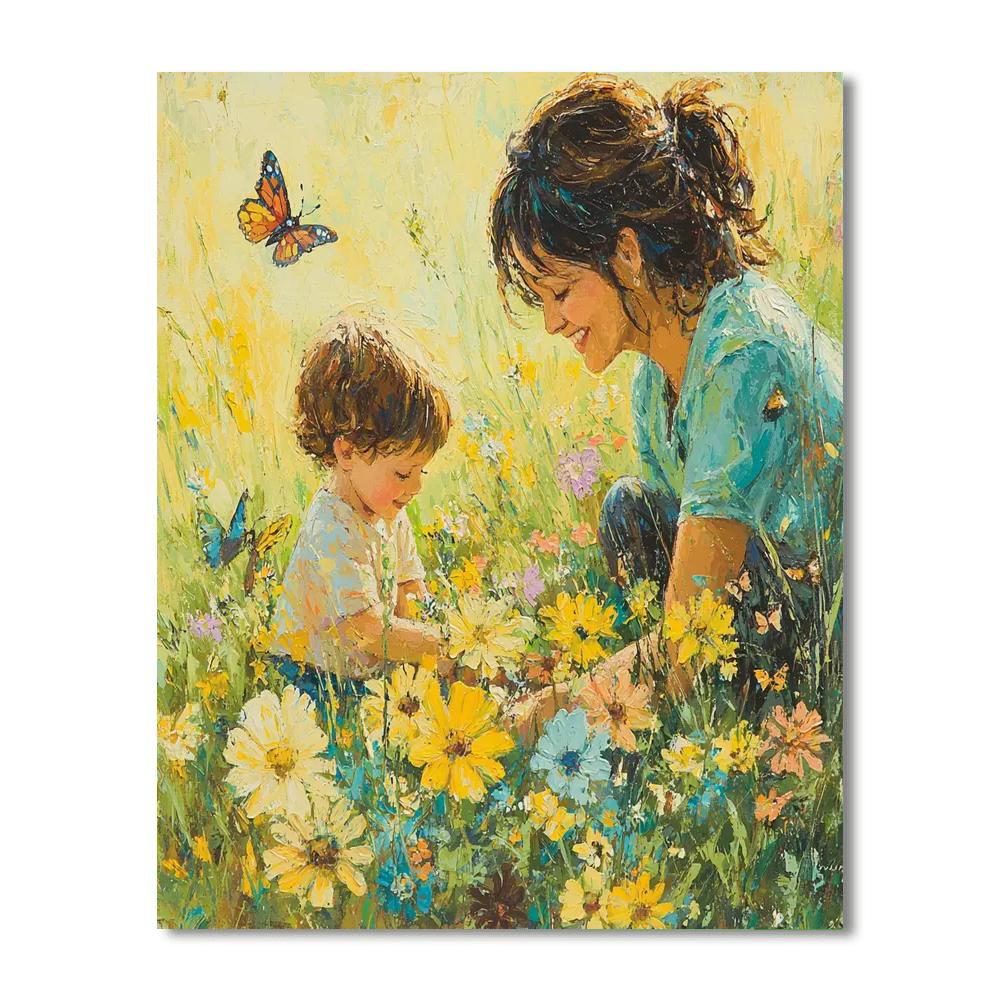 Cherished Moments In The Meadow Numbered Painting Kits