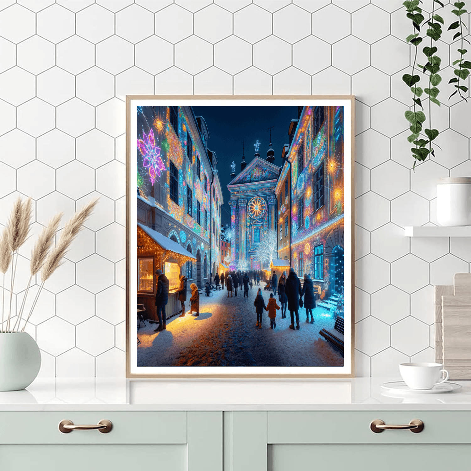 Norrköping Lights Festival - Norrköping, Sweden Painting Number Kit