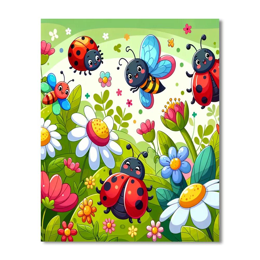 Fun Bug Explorers Paint By Numbers Art