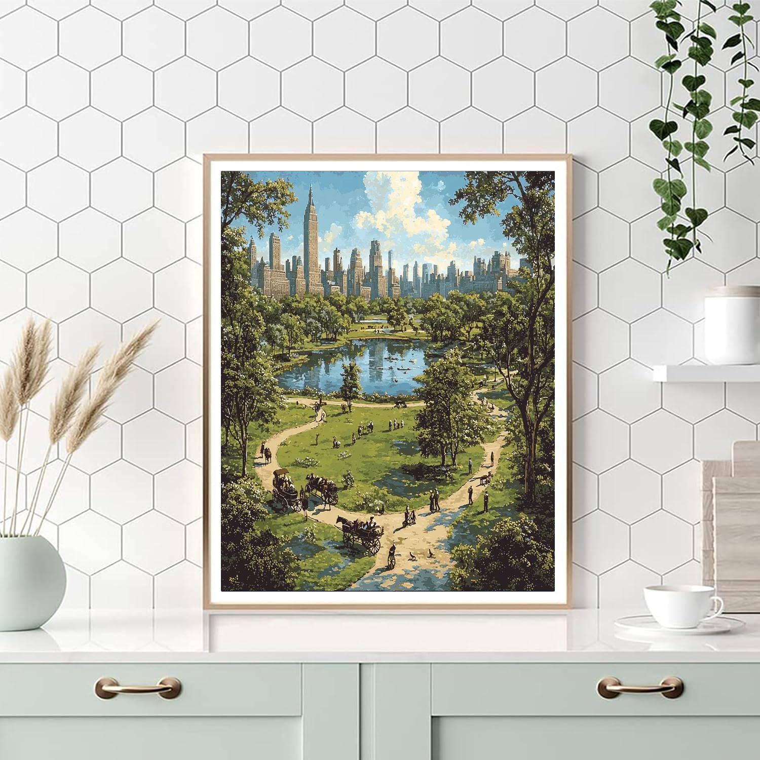 Central Park - New York City Painting Number Kit