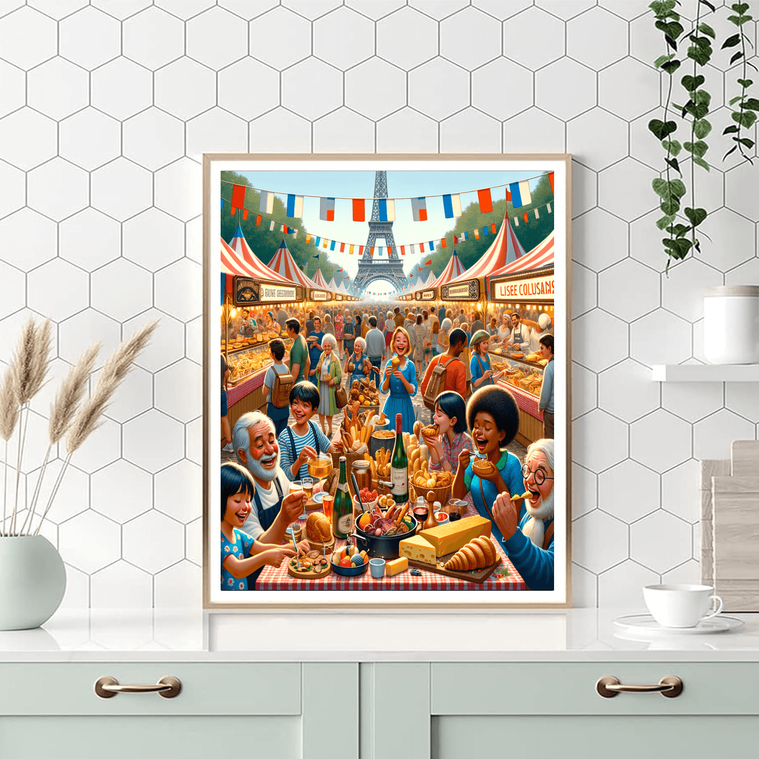 Fête De La Gastronomie - France Paint By Number