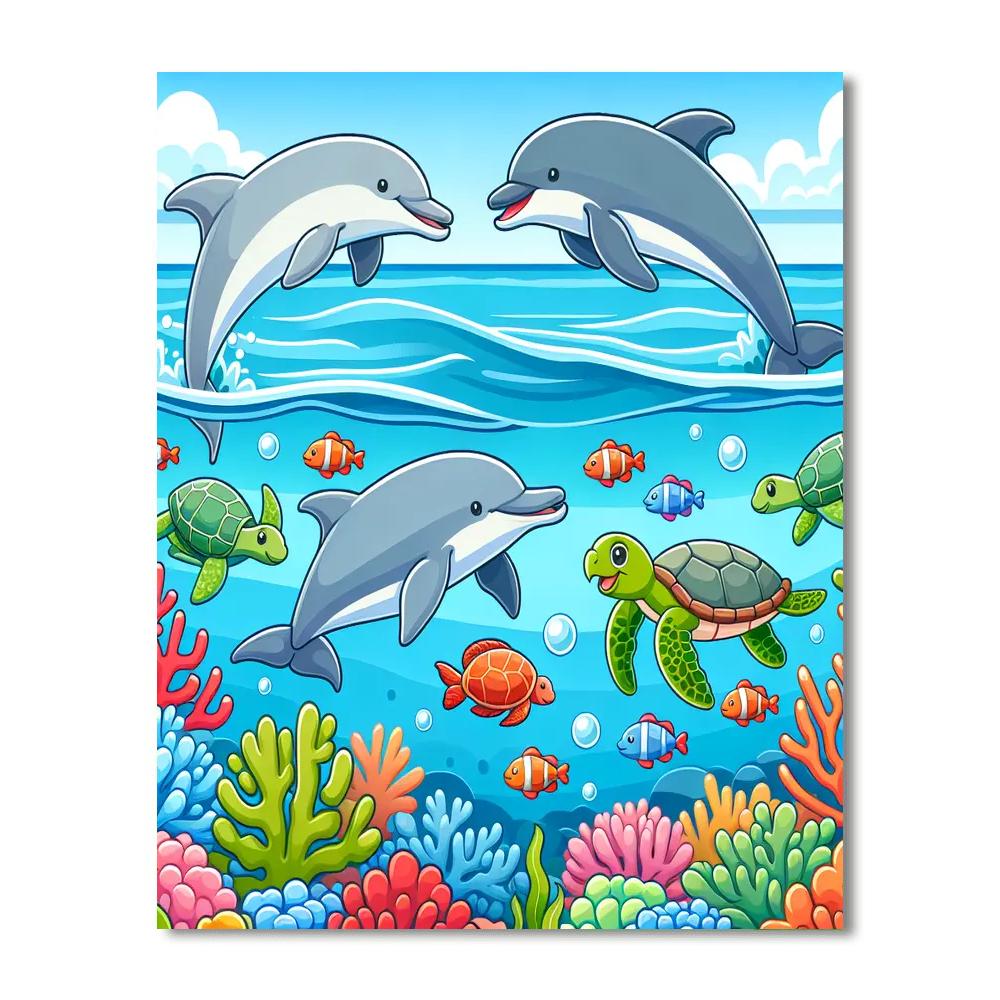 Charming Ocean Expedition Numbered Painting Kits