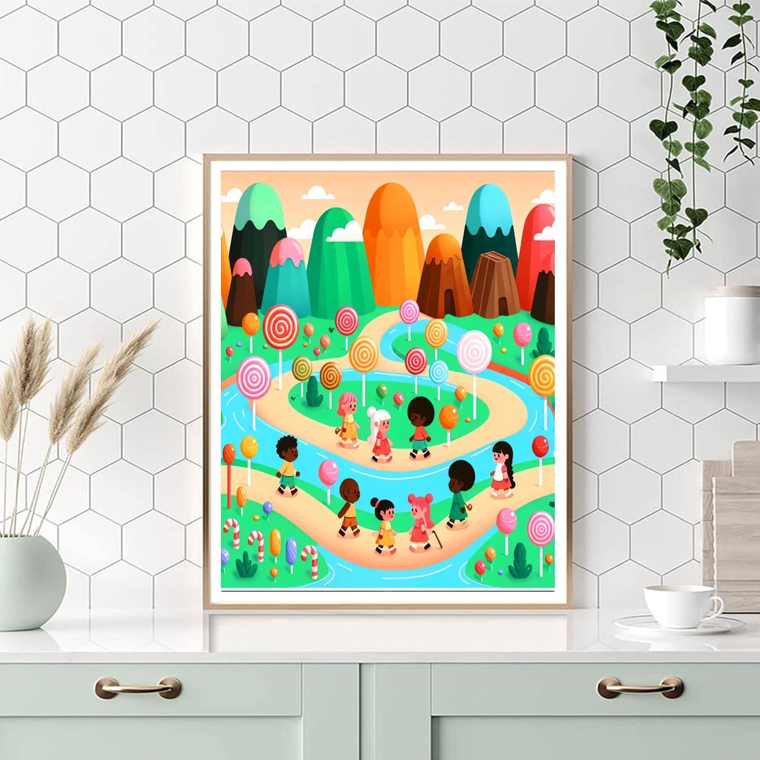 Magical Candy Adventure Paint By Number