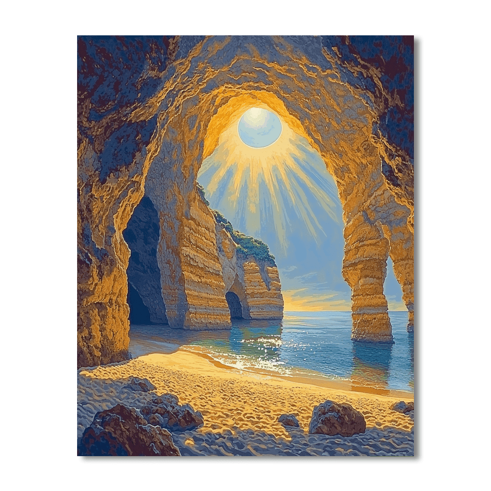 Benagil Sea Cave Numbered Painting Kits