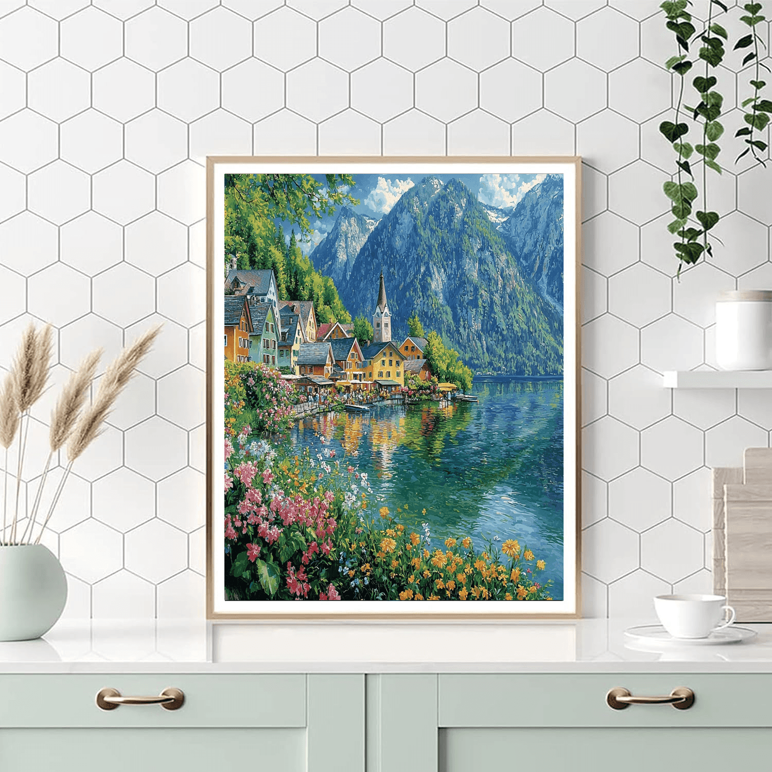 Hallstatt - Austria DIY Paint By Numbers