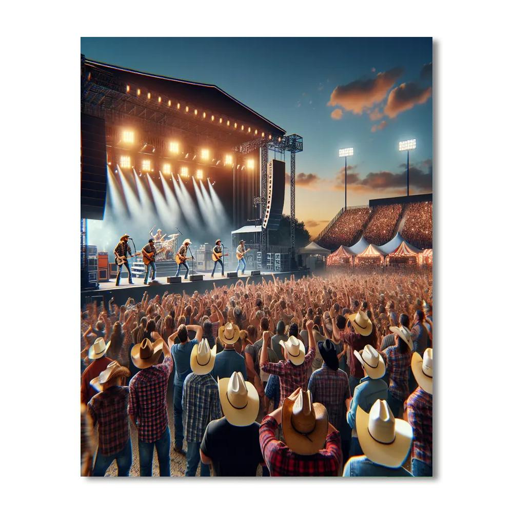 Bayou Country Superfest - Baton Rouge, Usa Number Painting