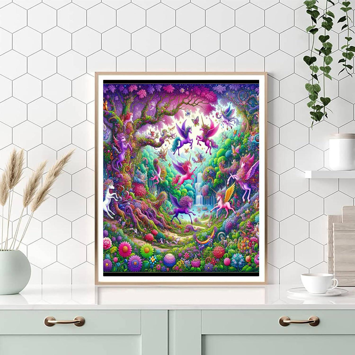 Magical Fantasy Landscape Paint By Number