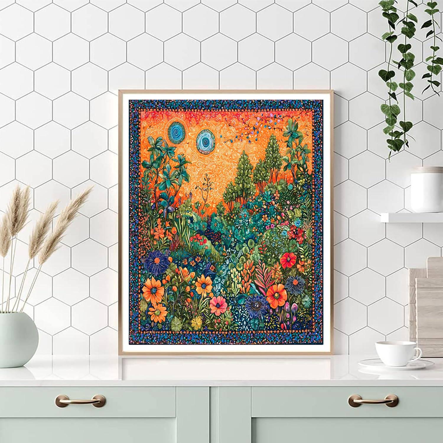 Frida Kahlo Inspired Realm Of Resilient Dreams  Painting By Numbers Kit