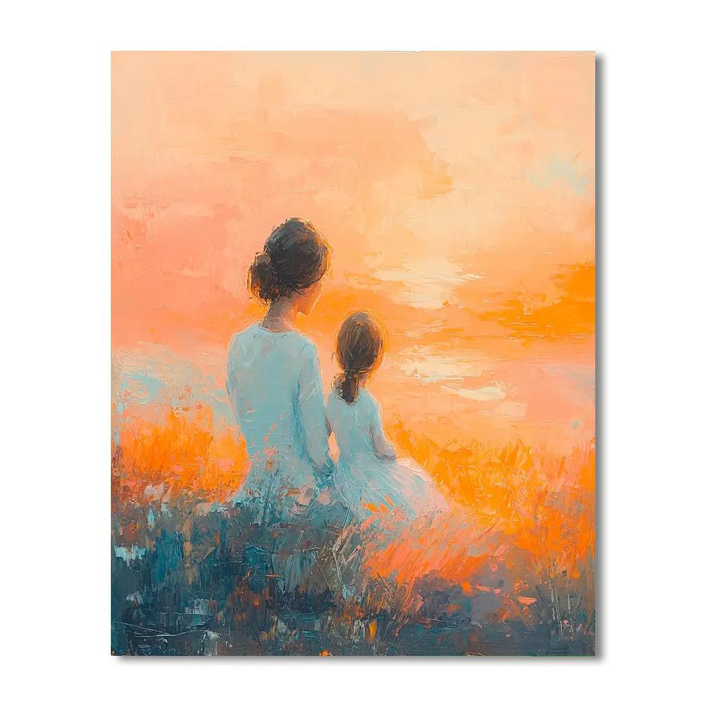 Sunset Strolls Paint By Number