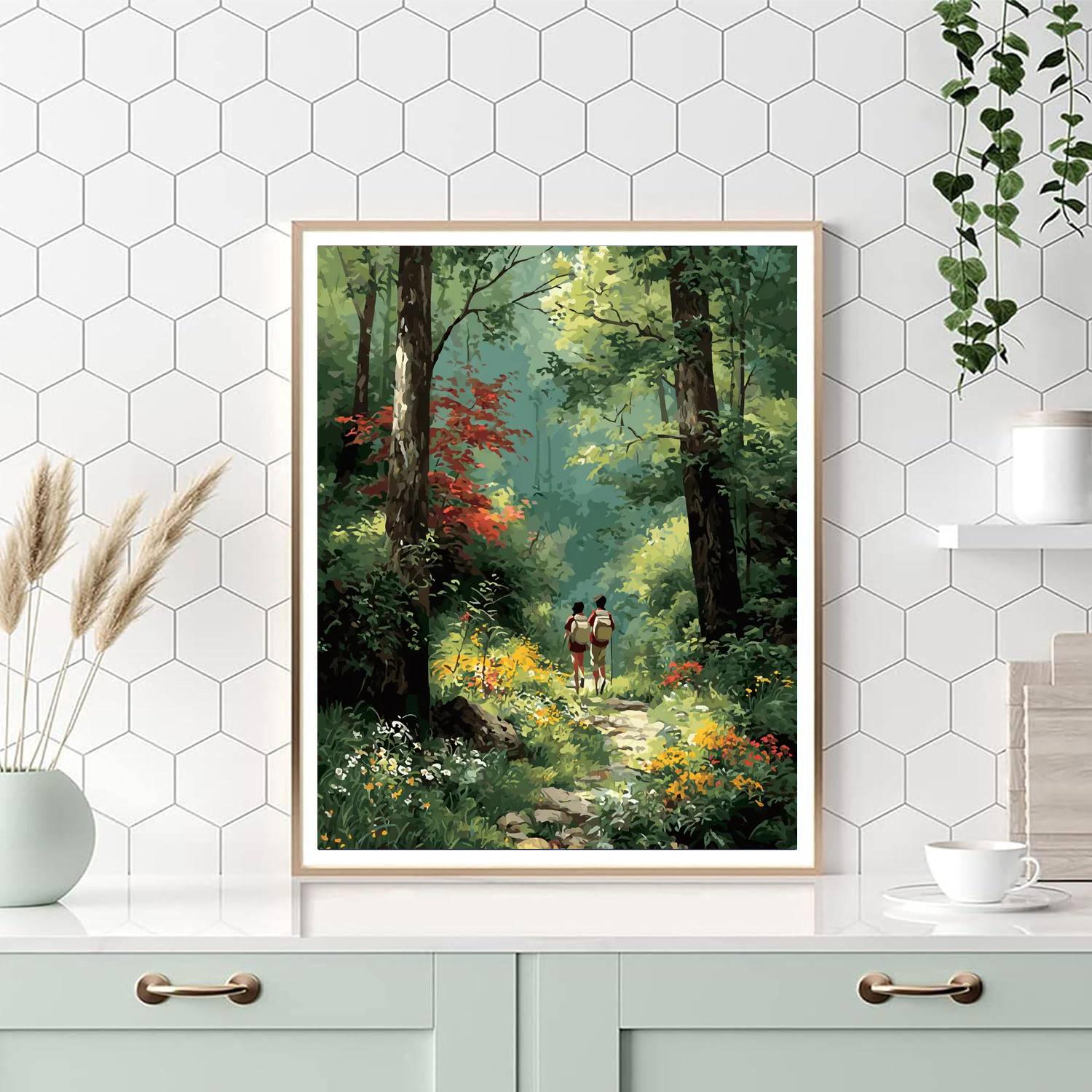 Embracing Nature's Love DIY Paint By Numbers