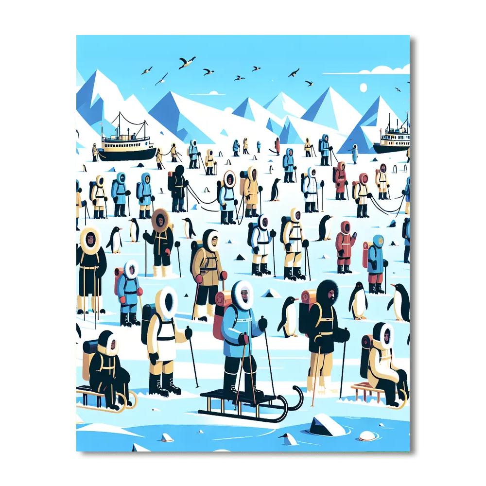 Arctic Expedition Journey Paint By Color